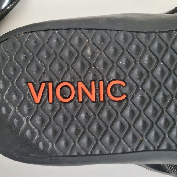 Vionic Tide ll Post Sandal with Arch Support Black Size 10 or 10.5 - Picture 5 of 12